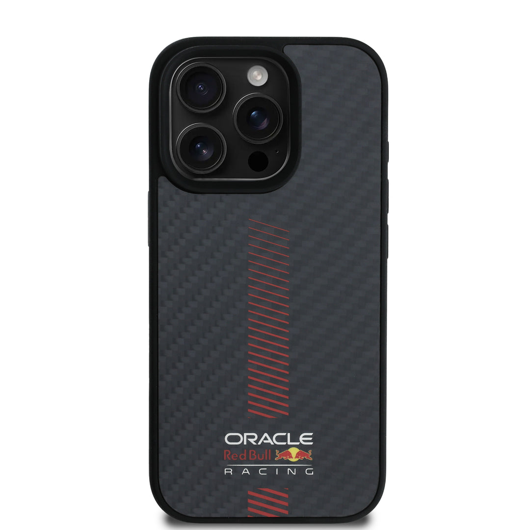 Carbon Fiber iPhone Case - Red Bull Racing - Fueler™ - RBHMP16S24-8562 - fueler.store - Accessories & Gifts