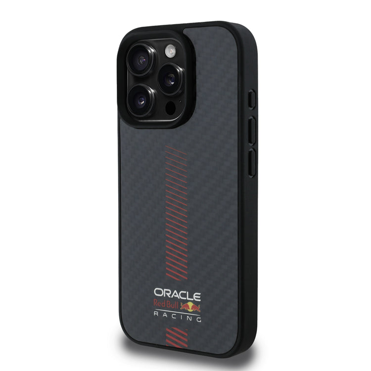Carbon Fiber iPhone Case - Red Bull Racing - Fueler™ - RBHMP16S24-8562 - fueler.store - Accessories & Gifts