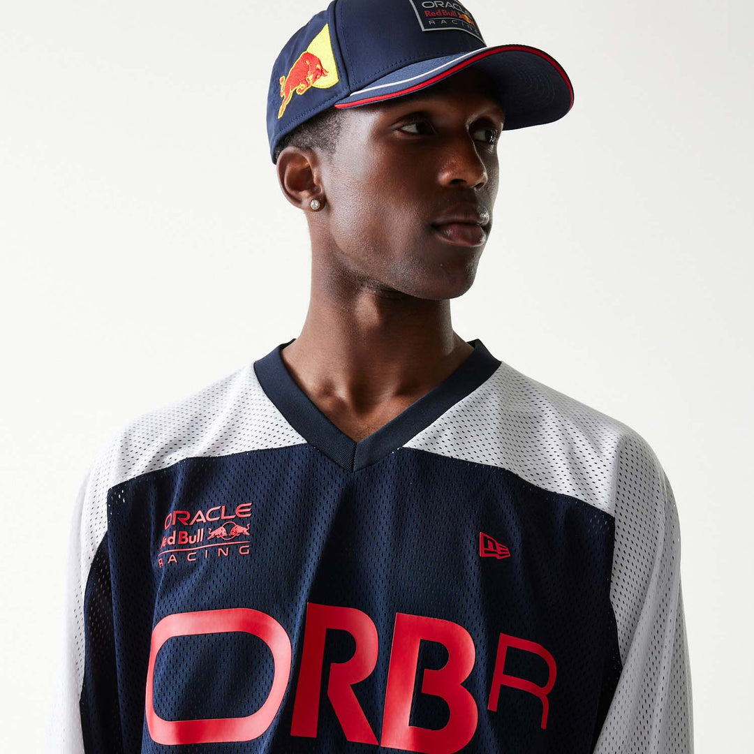 Hocky Long Sleeve Mesh T-Shirt - Red Bull Racing - Fueler™ - 60766184-S - fueler.store - T-Shirt