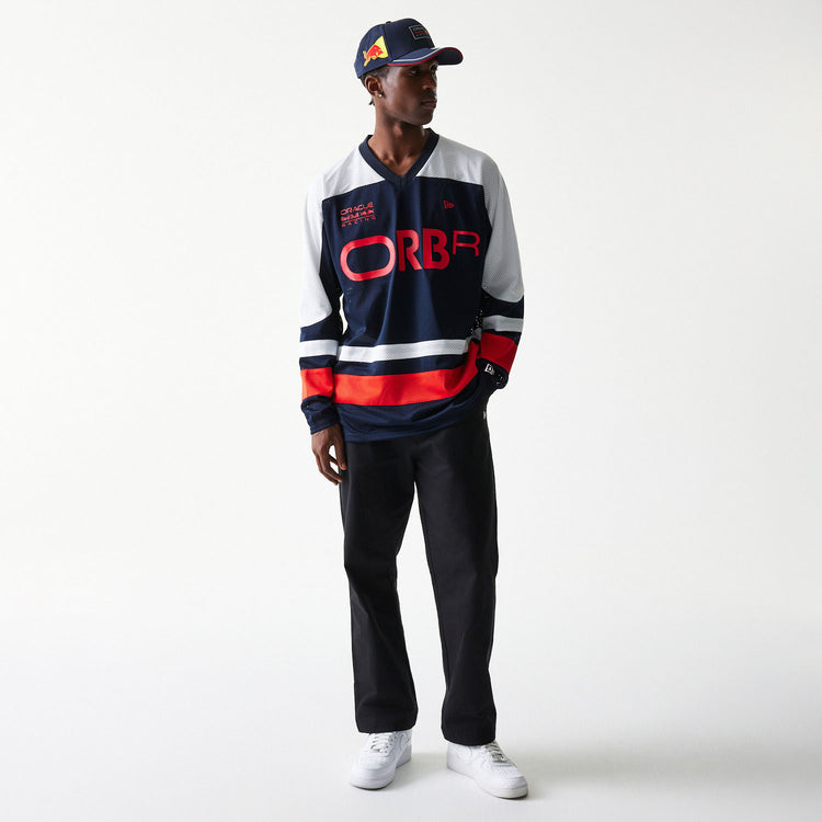 Hocky Long Sleeve Mesh T-Shirt - Red Bull Racing - Fueler™ - 60766184-S - fueler.store - T-Shirt