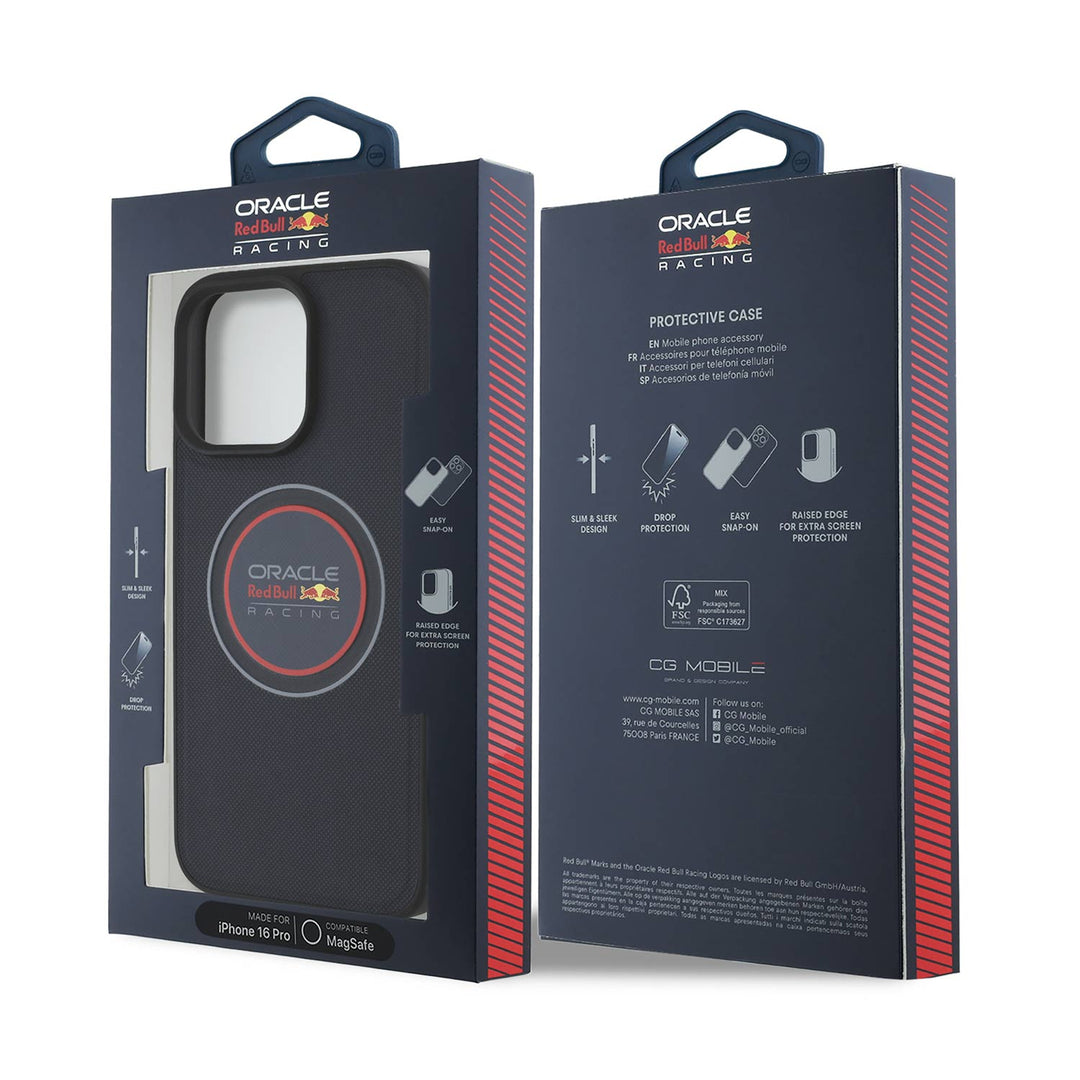 MagSafe PU Leather iPhone Case - Red Bull Racing - Fueler™ - RBHMP16L24-7145 - fueler.store - Accessories & Gifts