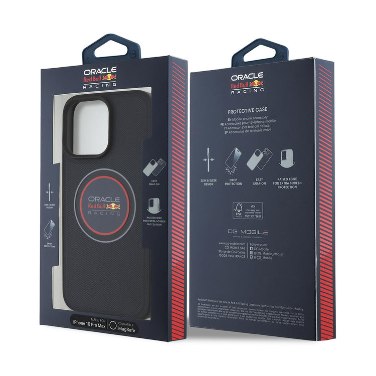 MagSafe PU Leather iPhone Case - Red Bull Racing - Fueler™ - RBHMP16X24-7152 - fueler.store - Accessories & Gifts