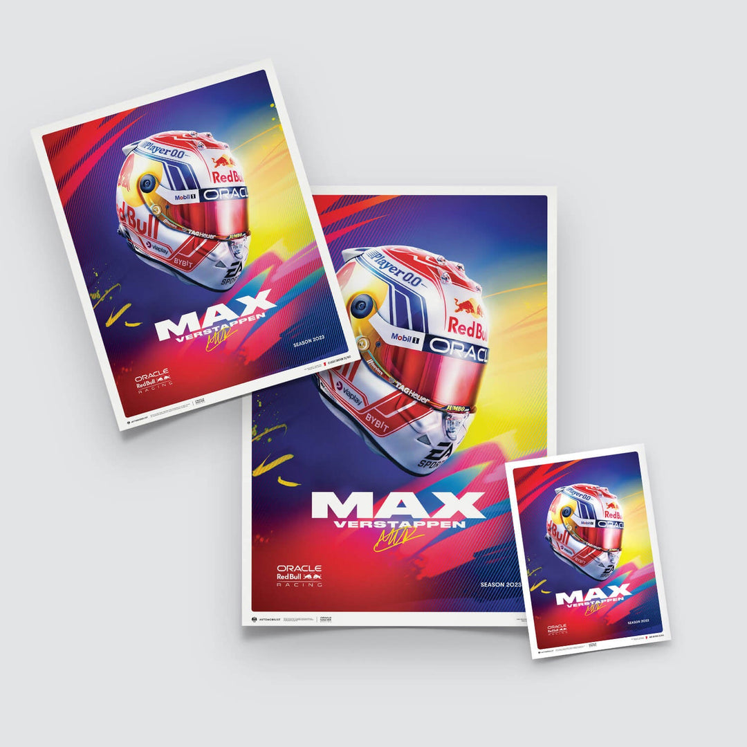 Max Verstappen - Helmet - 2023 | Mini Edition - Red Bull Racing - Fueler™ 