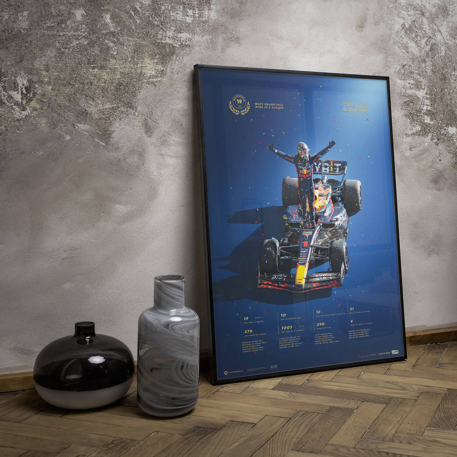 Max Verstappen - Record-breaking Season - 2023 | Collectors Edition - Red Bull Racing - Fueler™ - PROD01004849 - fueler.store - Poster