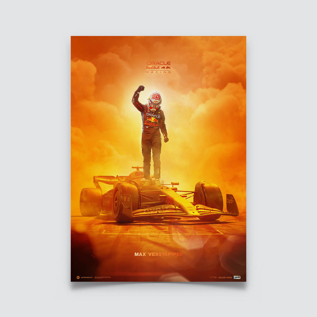 Max Verstappen - The Orange Army | 2024 Dutch Grand Prix | Collector's Edition Poster | Large - Red Bull Racing - Fueler™ - PROD01004990 - fueler.store - Poster