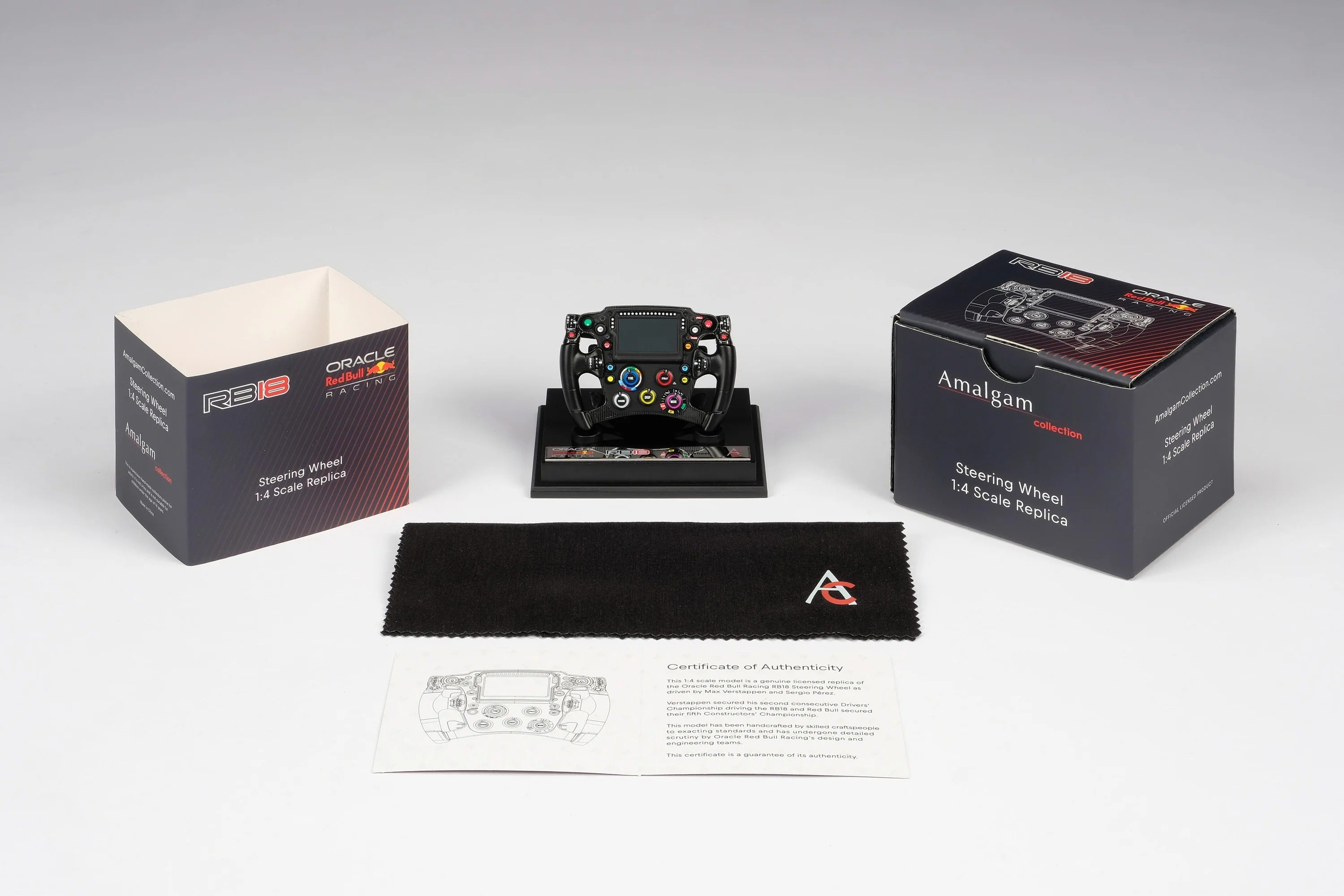 Red Bull Racing - RB18 Amalgam 1:4 Steering Wheel Replica - Collectibles - Fueler™ 