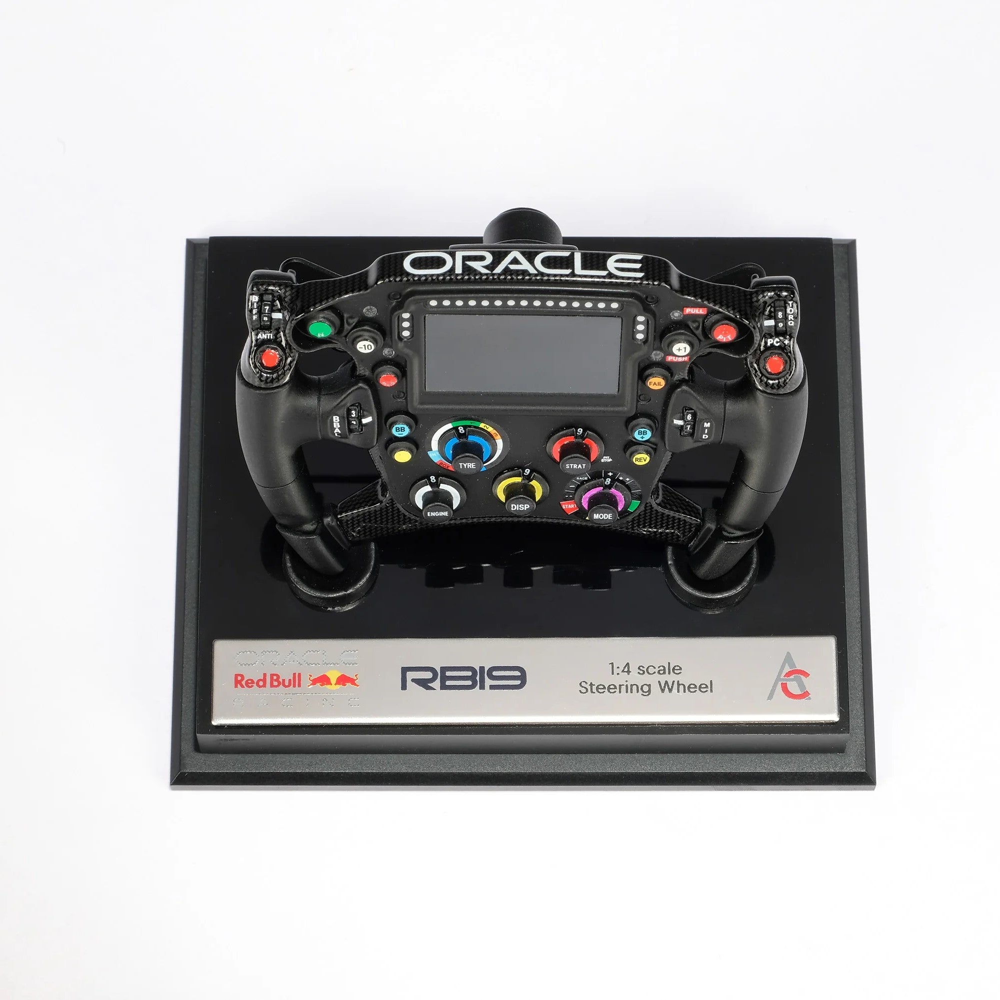 RB19 Amalgam 1:4 Steering Wheel Replica - Red Bull Racing - Fueler™ - M6277-SC3 - fueler.store - Collectibles