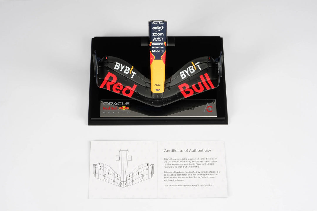 RB19 Front Wing 2023 Season Amalgam 1:12 Nosecone - Red Bull Racing - Fueler™ - M6267 - fueler.store - Collectibles