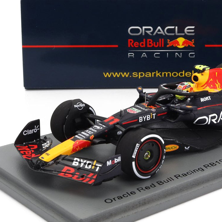 RB19 Sergio Perez #11 Bahrain GP 2nd Place 1:43 Scale Spark Car Model - Red Bull Racing - Fueler™ 