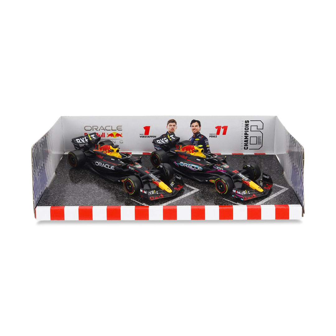 RB19 Set of 2 Verstappen & Perez 2023 1:43 Car Model - Red Bull Racing - Fueler™ - 18-38059-SET - fueler.store - Collectibles