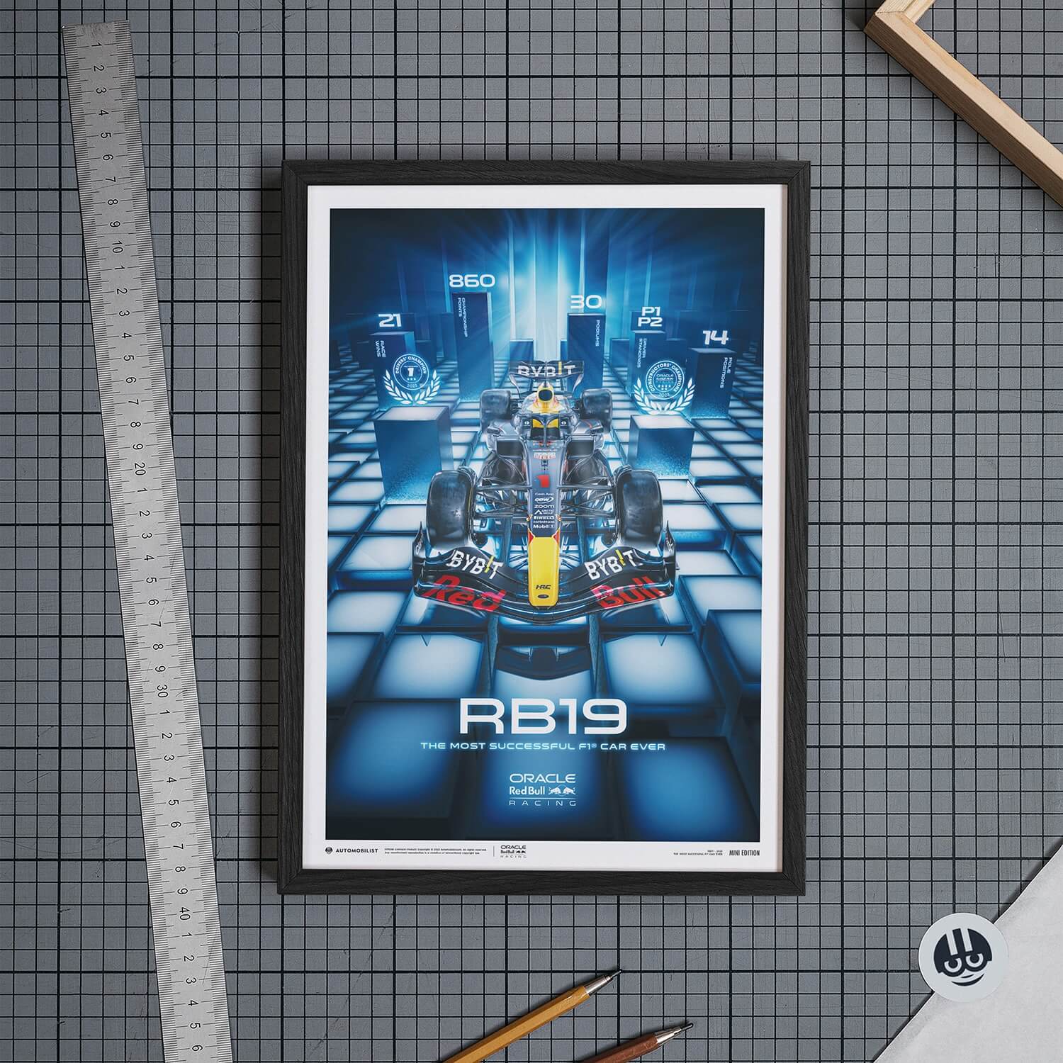 RB19 - The Most Successful F1 Car Ever | Large - Red Bull Racing - Fueler™ - PROD01004850 - fueler.store - Poster