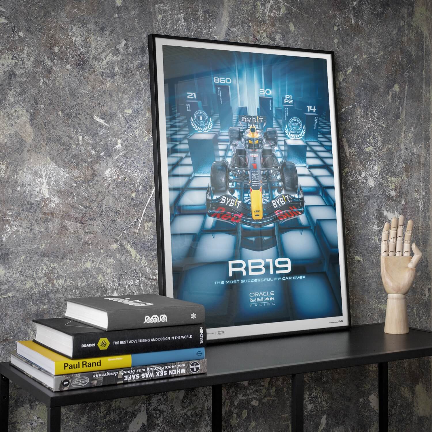 RB19 - The Most Successful F1 Car Ever | Large - Red Bull Racing - Fueler™ - PROD01004850 - fueler.store - Poster