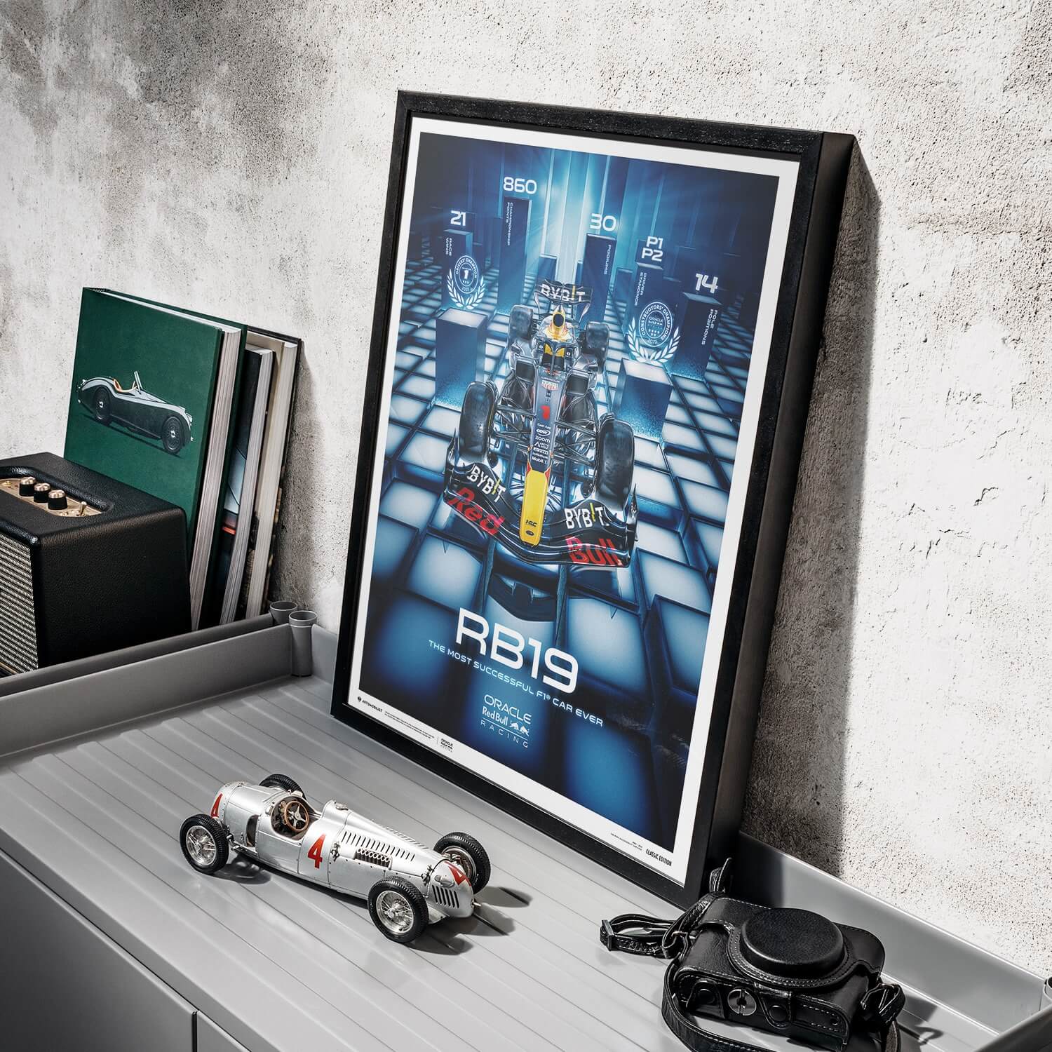 RB19 - The Most Successful F1 Car Ever | Large - Red Bull Racing - Fueler™ - PROD01004850 - fueler.store - Poster