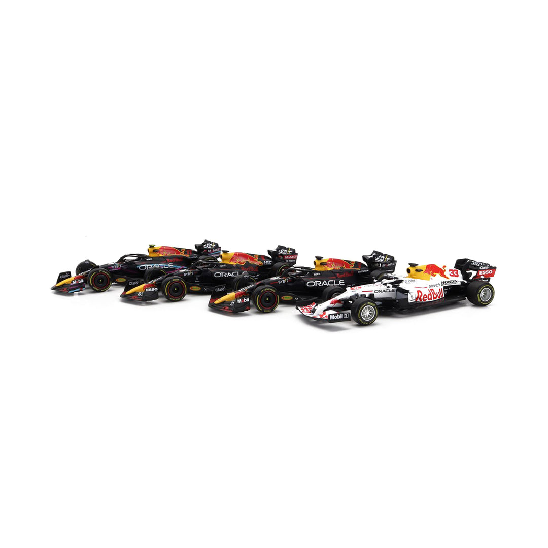 RBR Set of 4 1:43 Car Models - Red Bull Racing - Fueler™ - BU38092-PACK4 - fueler.store - Collectibles