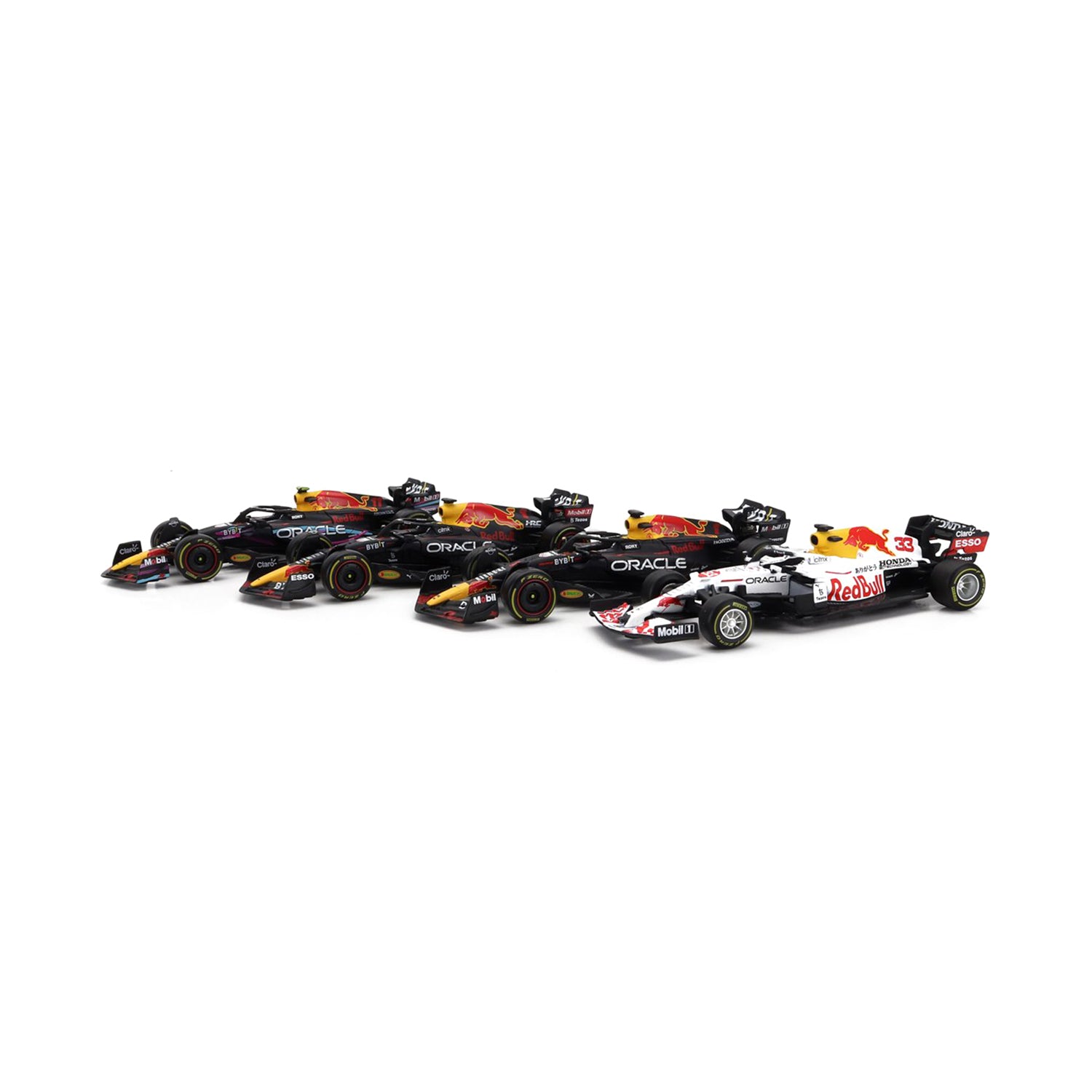 RBR Set of 4 1:43 Car Models - Red Bull Racing - Fueler™ - BU38092-PACK4 - fueler.store - Car Model