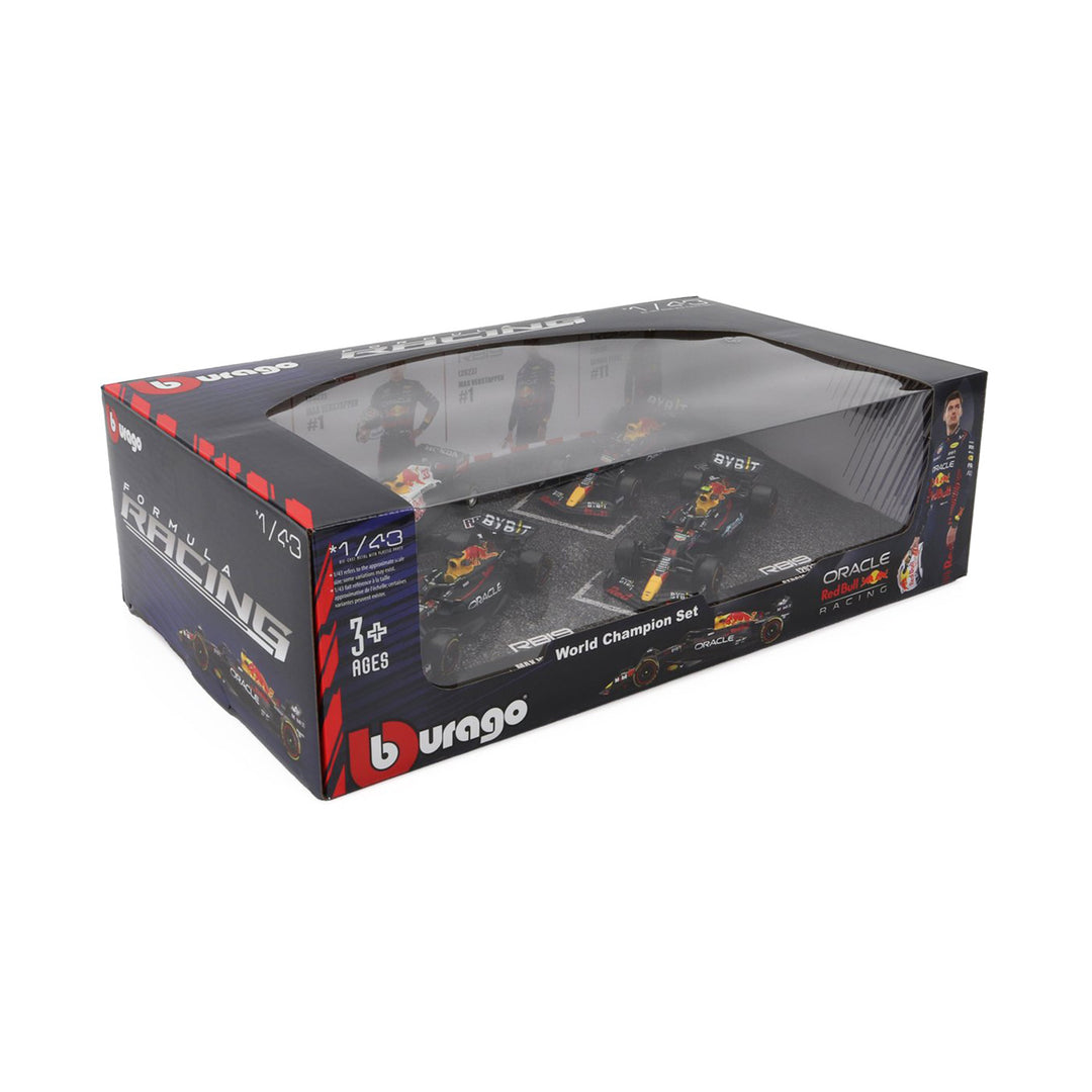 RBR Set of 4 1:43 Car Models - Red Bull Racing - Fueler™ - BU38092-PACK4 - fueler.store - Collectibles