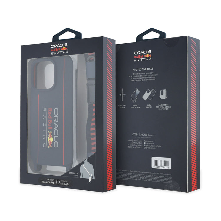 RBR Silicone iPhone Case with Strap - Red Bull Racing - Fueler™ - RBHMP16L24-0206 - fueler.store - Accessories & Gifts