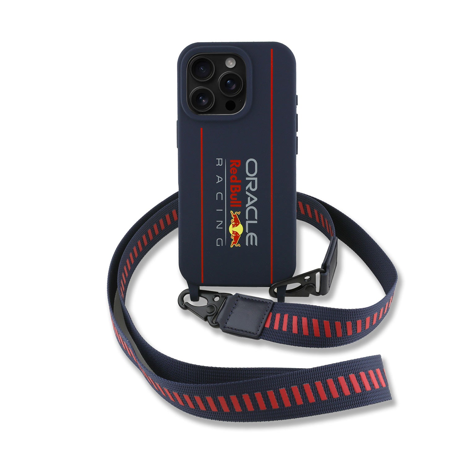 RBR Silicone iPhone Case with Strap - Red Bull Racing - Fueler™ - RBHMP16L24-0206 - fueler.store - Accessories & Gifts