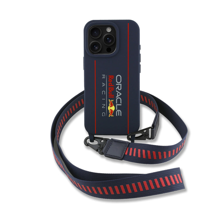 RBR Silicone iPhone Case with Strap - Red Bull Racing - Fueler™ - RBHMP16L24-0206 - fueler.store - Accessories & Gifts
