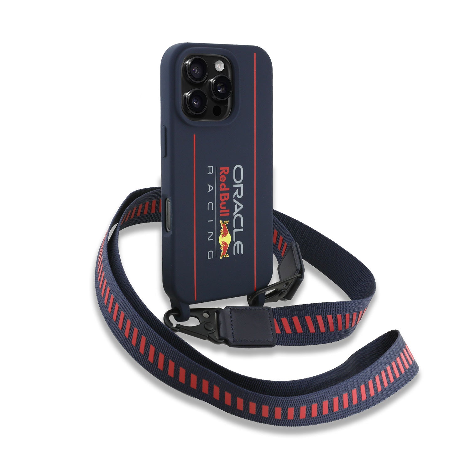 RBR Silicone iPhone Case with Strap - Red Bull Racing - Fueler™ - RBHMP16L24-0206 - fueler.store - Accessories & Gifts