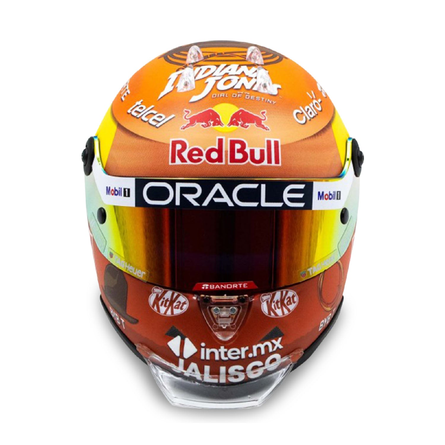 Sergio Perez #11 2023 Indiana Jones Limited Edition Mini Helmet 1:2 - Red Bull Racing - Fueler store