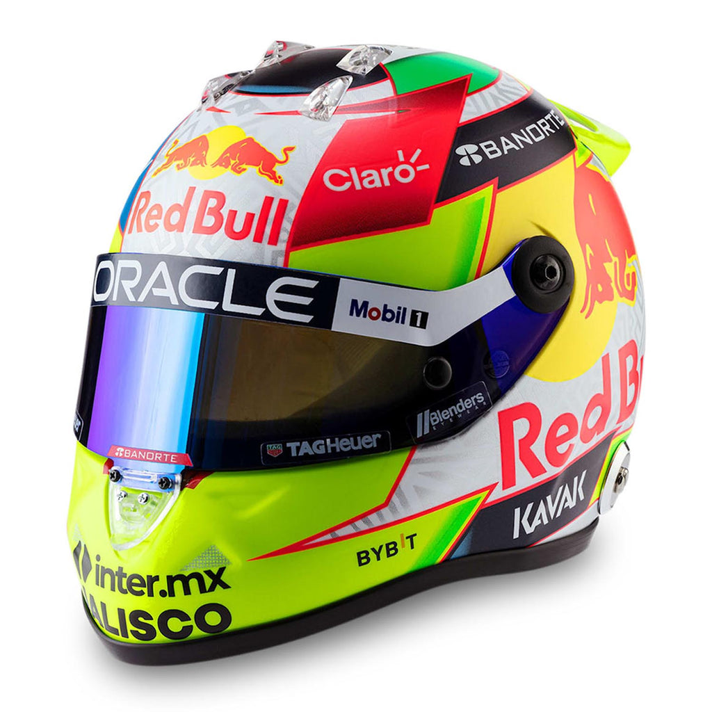 1:2 Checo Perez Las Vegas GP 2023 Mini Helmet