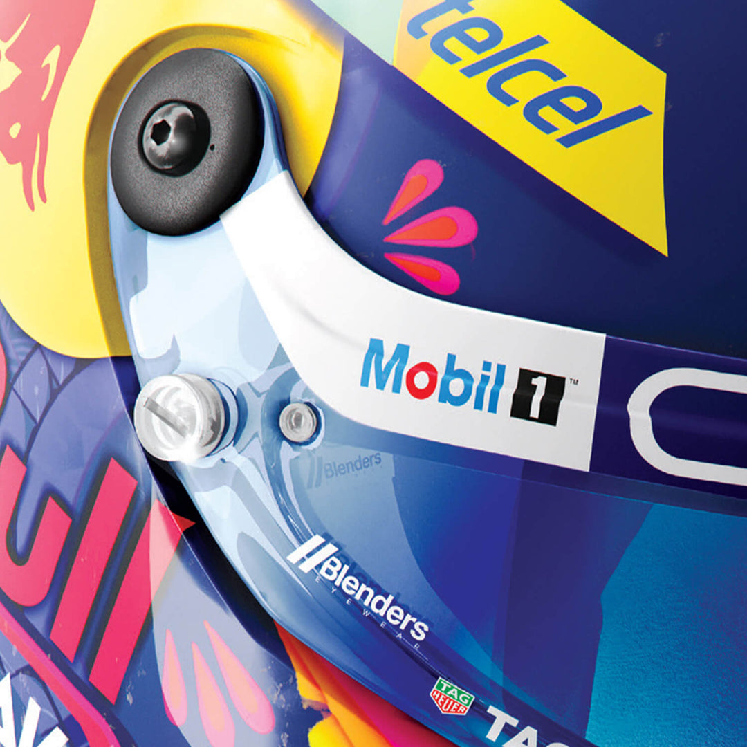 Sergio Perez - Helmet - Mexican Grand Prix - 2023 - Red Bull Racing - Fueler™ - PROD01004652 - fueler.store - Poster