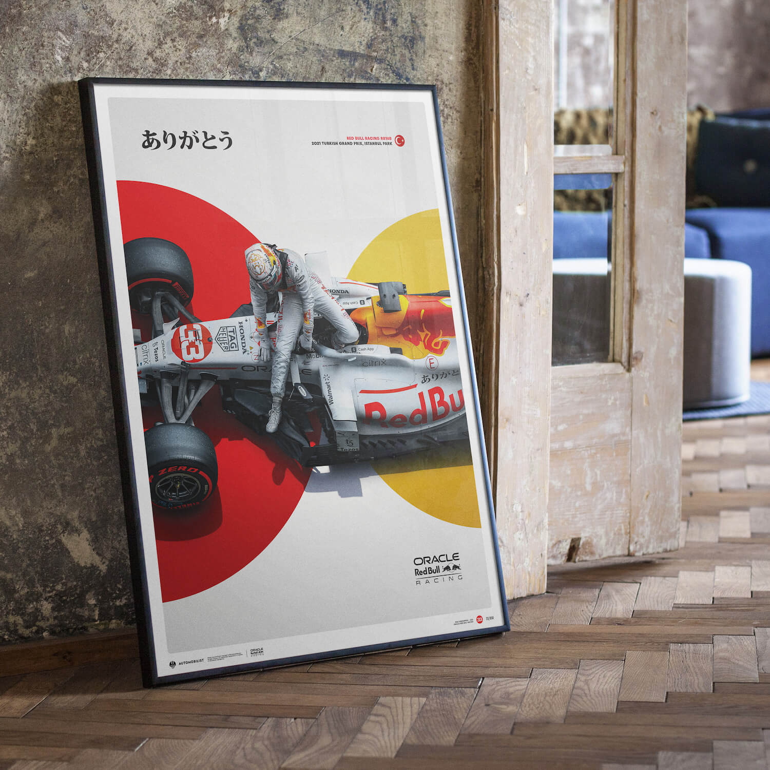 The White Bull - Honda Livery - Turkish Grand Prix - 2021 - Red Bull Racing - Fueler™ - PROD01004558 - fueler.store - Poster