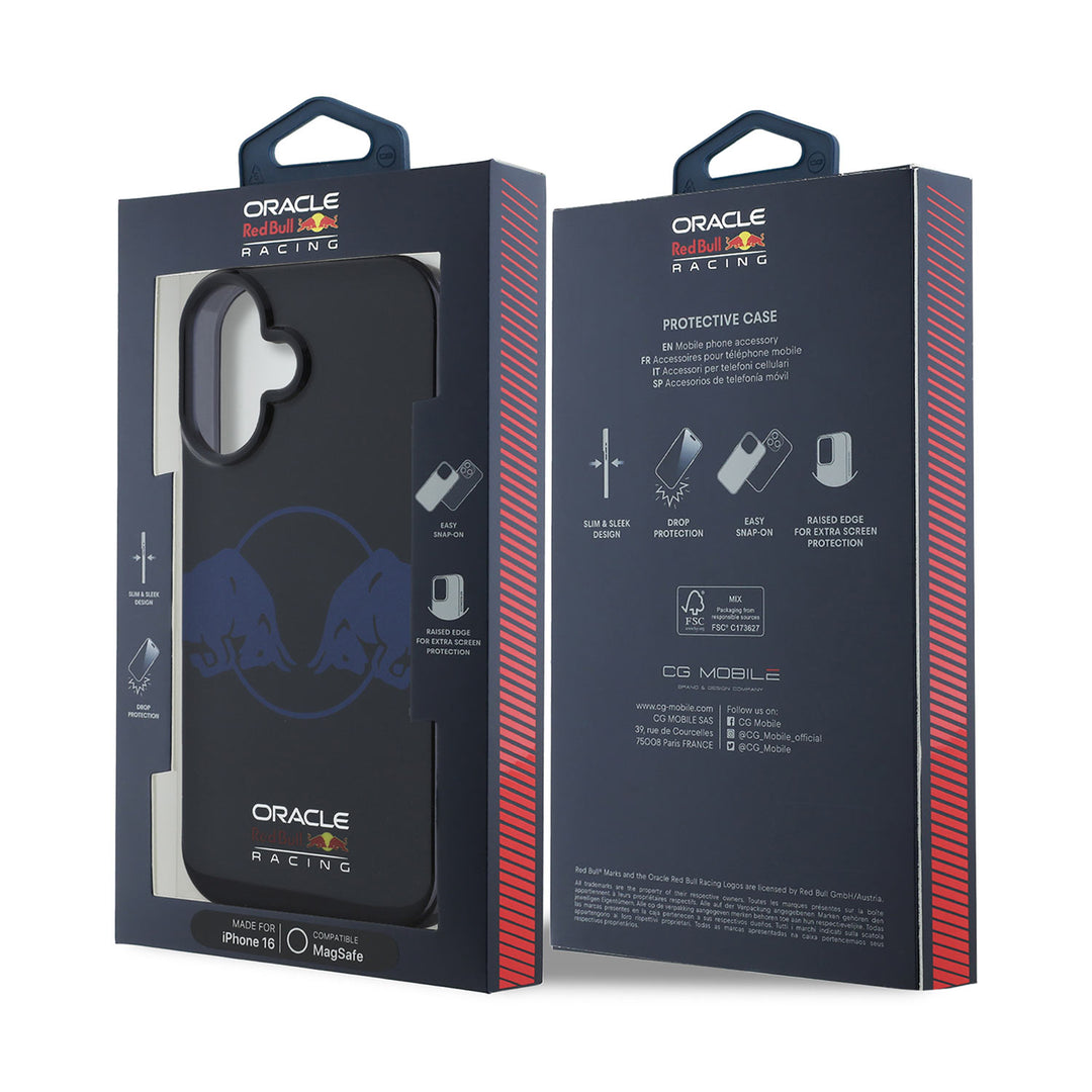 Transparent Twin Bulls iPhone Case - Red Bull Racing - Fueler™ - RBHMP16S24-3061 - fueler.store - Accessories & Gifts