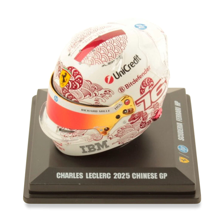 Scuderia Ferrari - #16 Leclerc China GP 2025 1:5 Mini Helmet - Mini Helmet - Fueler™ 
