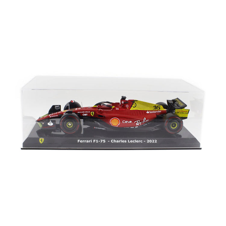 Scuderia Ferrari - #16 Leclerc F1-75 Monza GP Pole & 2nd Place 2022 1:24 Car Model - Car Model - Fueler™ 
