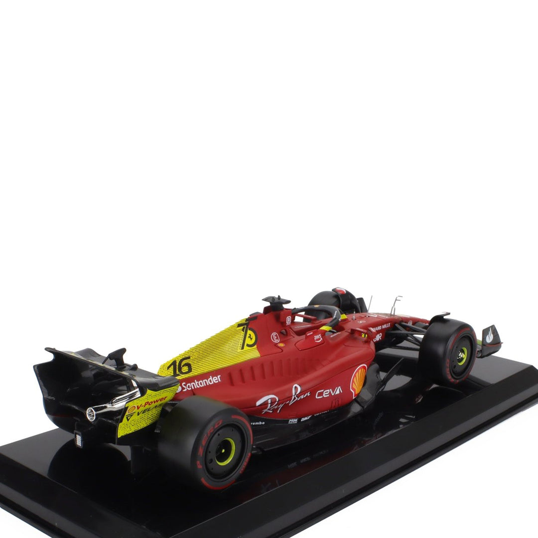Scuderia Ferrari - #16 Leclerc F1-75 Monza GP Pole & 2nd Place 2022 1:24 Car Model - Car Model - Fueler™ 