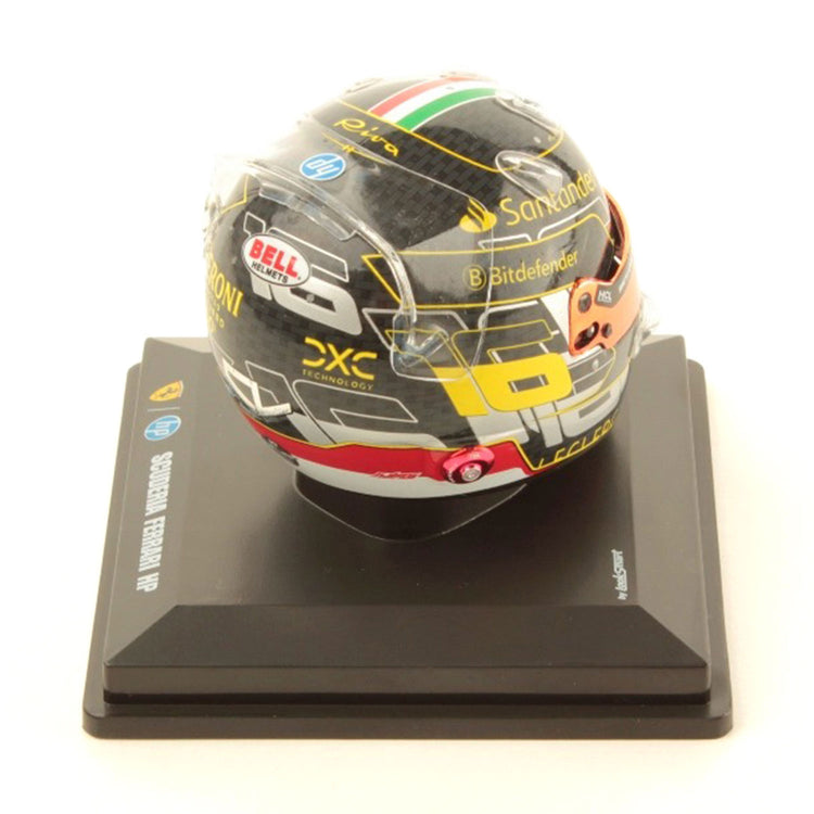 #16 Leclerc Monza GP 2024 Winner 1:5 Mini Helmet - Scuderia Ferrari - Fueler™ - LSHEL004 - fueler.store - Mini Helmet