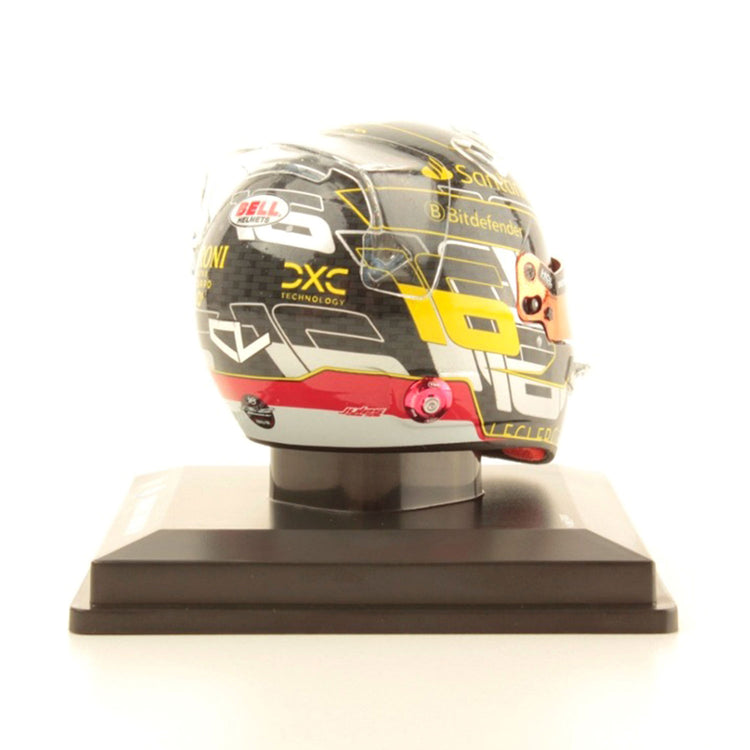 #16 Leclerc Monza GP 2024 Winner 1:5 Mini Helmet - Scuderia Ferrari - Fueler™ - LSHEL004 - fueler.store - Mini Helmet