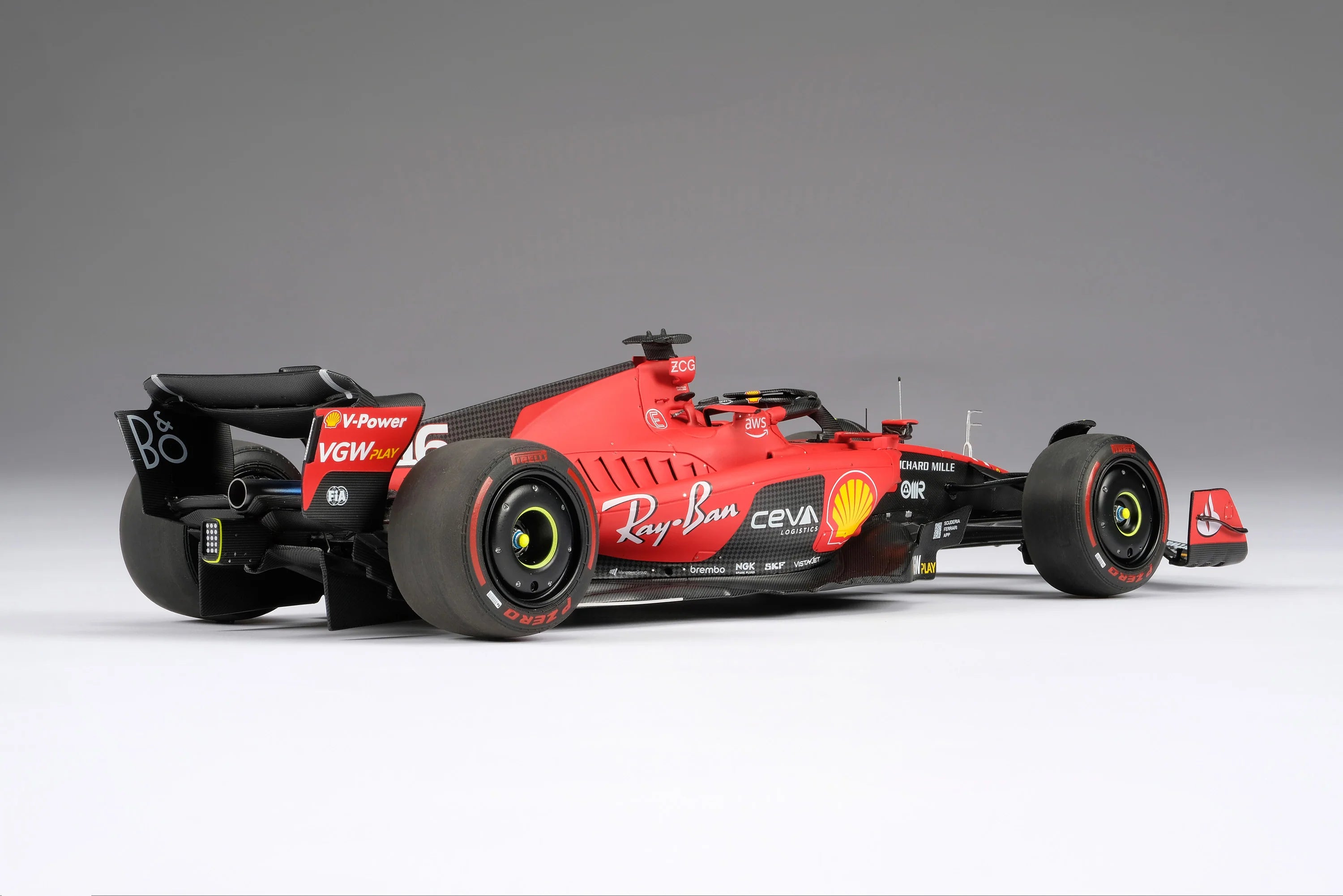 #16 Leclerc SF-23 2023 Season 1:18 Amalgam Car Model - Scuderia Ferrari - Fueler™ - M6269-SC1 - fueler.store - Car Model
