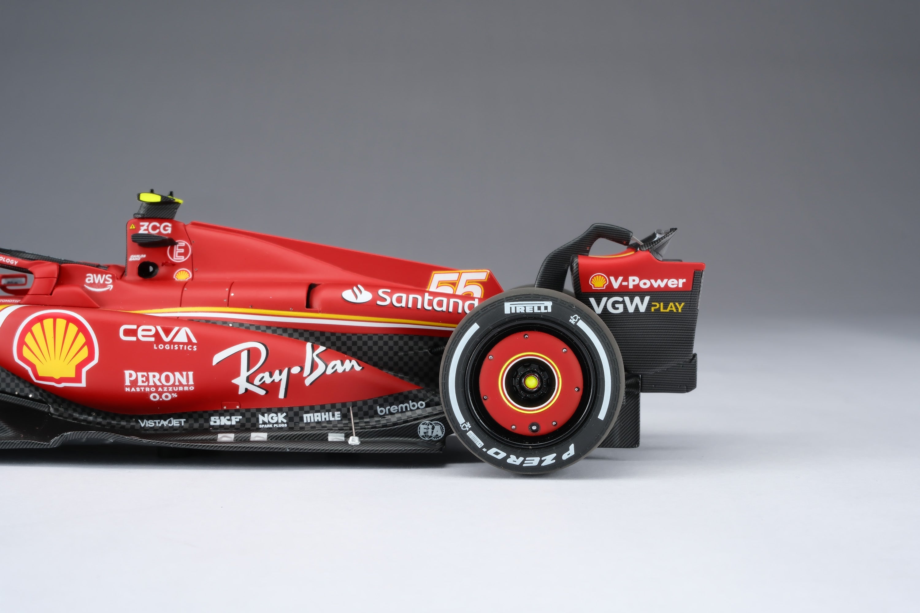#16 Leclerc SF-24 Australian GP 1:18 Amalgam Car Model - Scuderia Ferrari - Fueler™ - M6311-SC1 - fueler.store - Car Model