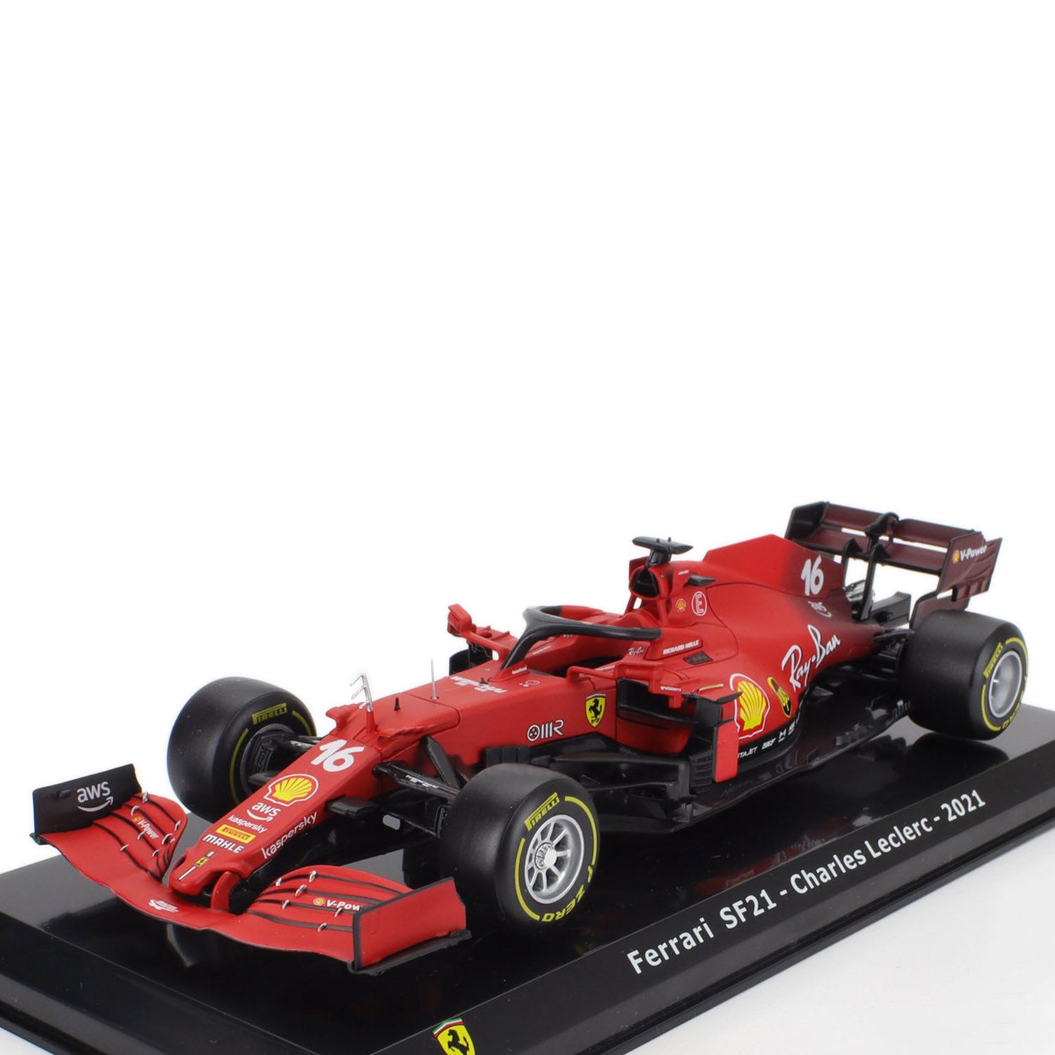 #16 Leclerc SF21 1:24 Car Model - Scuderia Ferrari - Fueler™ - FE24-0001 - fueler.store - Car Model