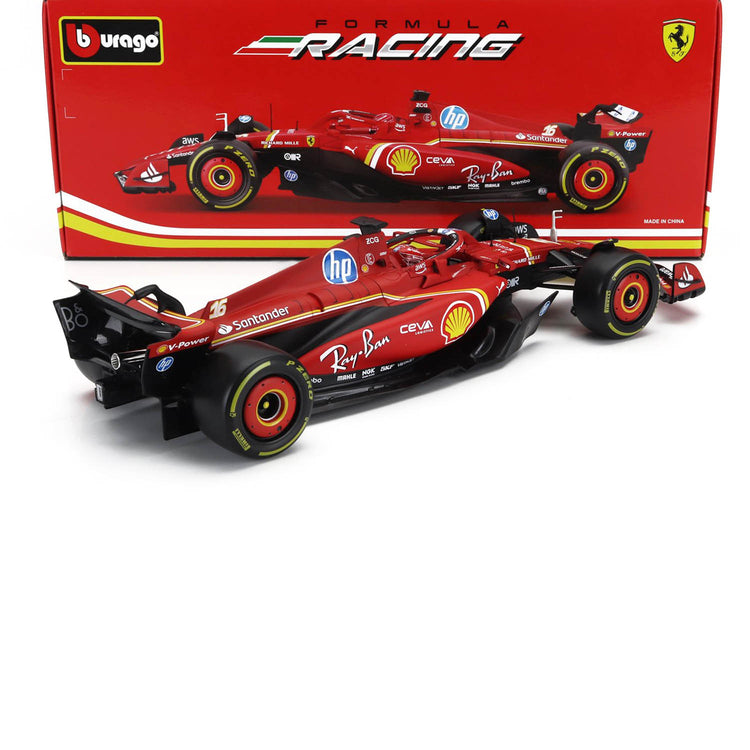 #16 Leclerc SF24 2024 Season 1:18 Car Model - Scuderia Ferrari - Fueler™ - 18-16815-L - fueler.store - Car Model