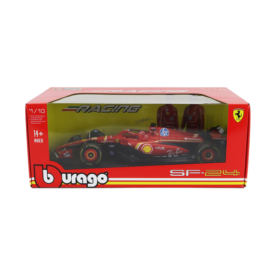 #16 Leclerc SF24 2024 Season 1:18 Car Model - Scuderia Ferrari - Fueler™ - 18-16815-L - fueler.store - Car Model
