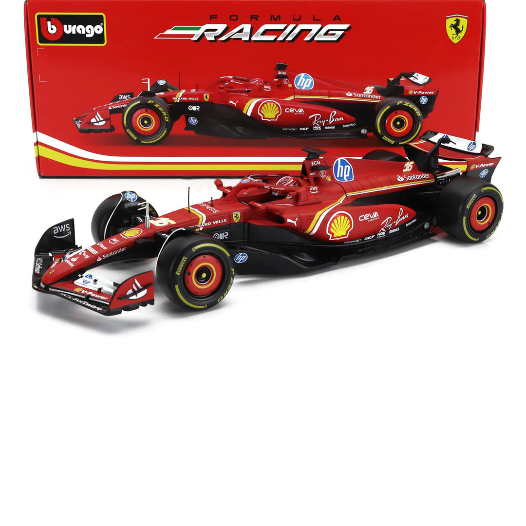 #16 Leclerc SF24 2024 Season 1:18 Car Model - Scuderia Ferrari - Fueler™ - 18-16815-L - fueler.store - Car Model