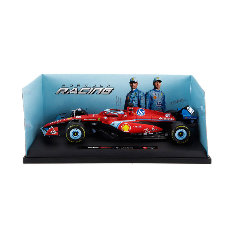 #16 Leclerc SF24 Miami GP 1:18 Car Model - Scuderia Ferrari - Fueler™ - 18-16815-L-MIAMI - fueler.store - Car Model