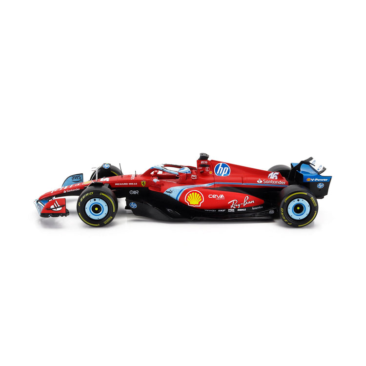 #16 Leclerc SF24 Miami GP 1:18 Car Model - Scuderia Ferrari - Fueler™ - 18-16815-L-MIAMI - fueler.store - Car Model