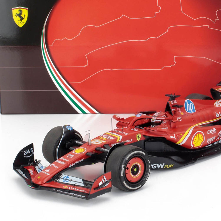 Scuderia Ferrari - #16 Leclerc SF24 Monaco GP Winner 2024 1:18 Car Model - Car Model - Fueler™ 
