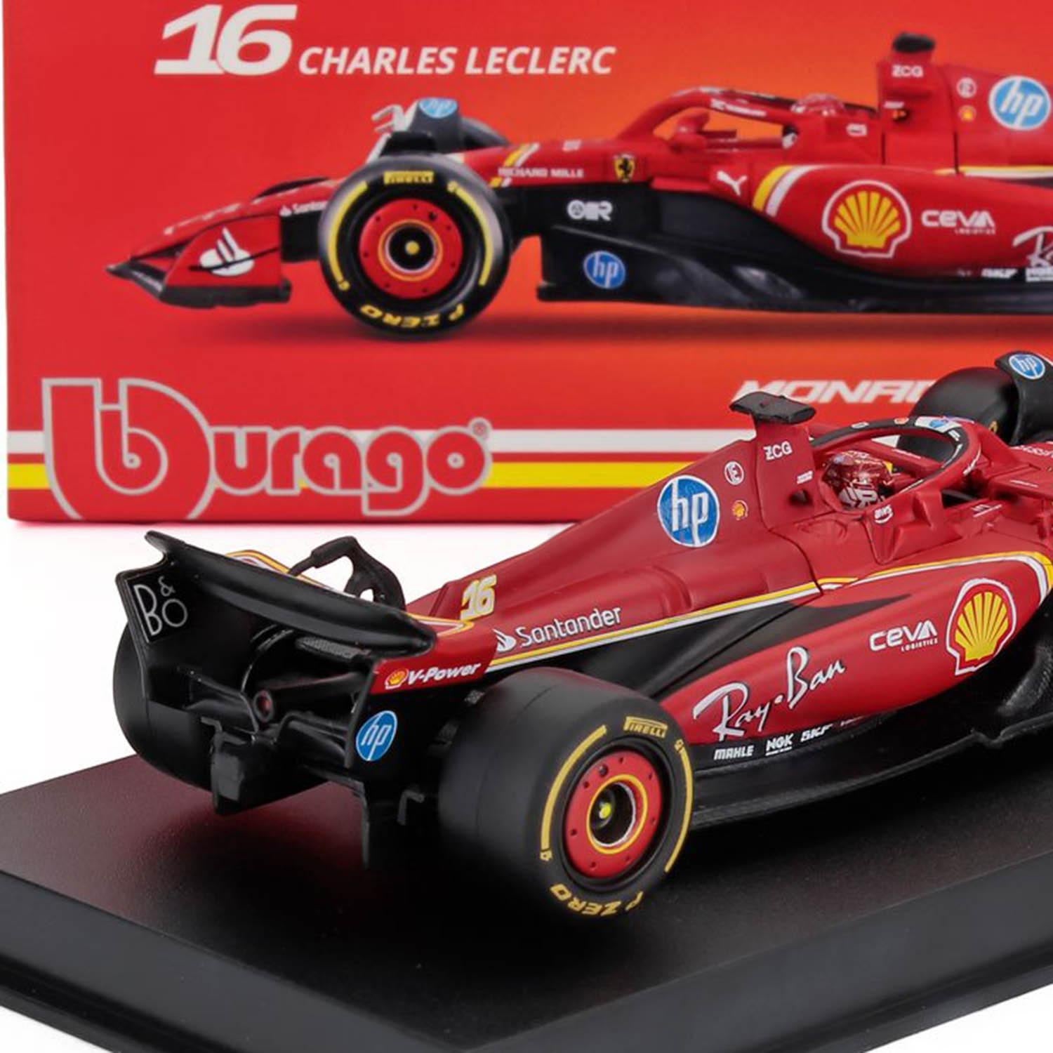 Scuderia Ferrari - #16 Leclerc SF24 Monaco GP Winner 2024 1:43 Car Model - Car Model - Fueler™ 
