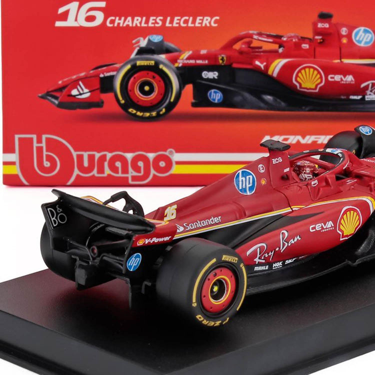 Scuderia Ferrari - #16 Leclerc SF24 Monaco GP Winner 2024 1:43 Car Model - Car Model - Fueler™ 