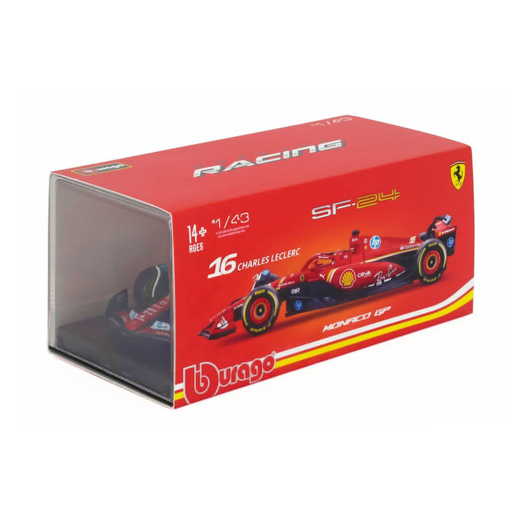 Scuderia Ferrari - #16 Leclerc SF24 Monaco GP Winner 2024 1:43 Car Model - Car Model - Fueler™ 