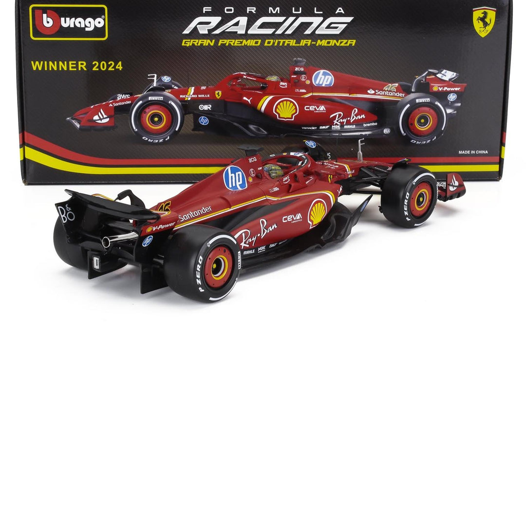 #16 Leclerc SF24 Monza GP Winner 2024 1:18 Car Model - Scuderia Ferrari - Fueler™ - 18-16815-L-MONZA - fueler.store - Car Model