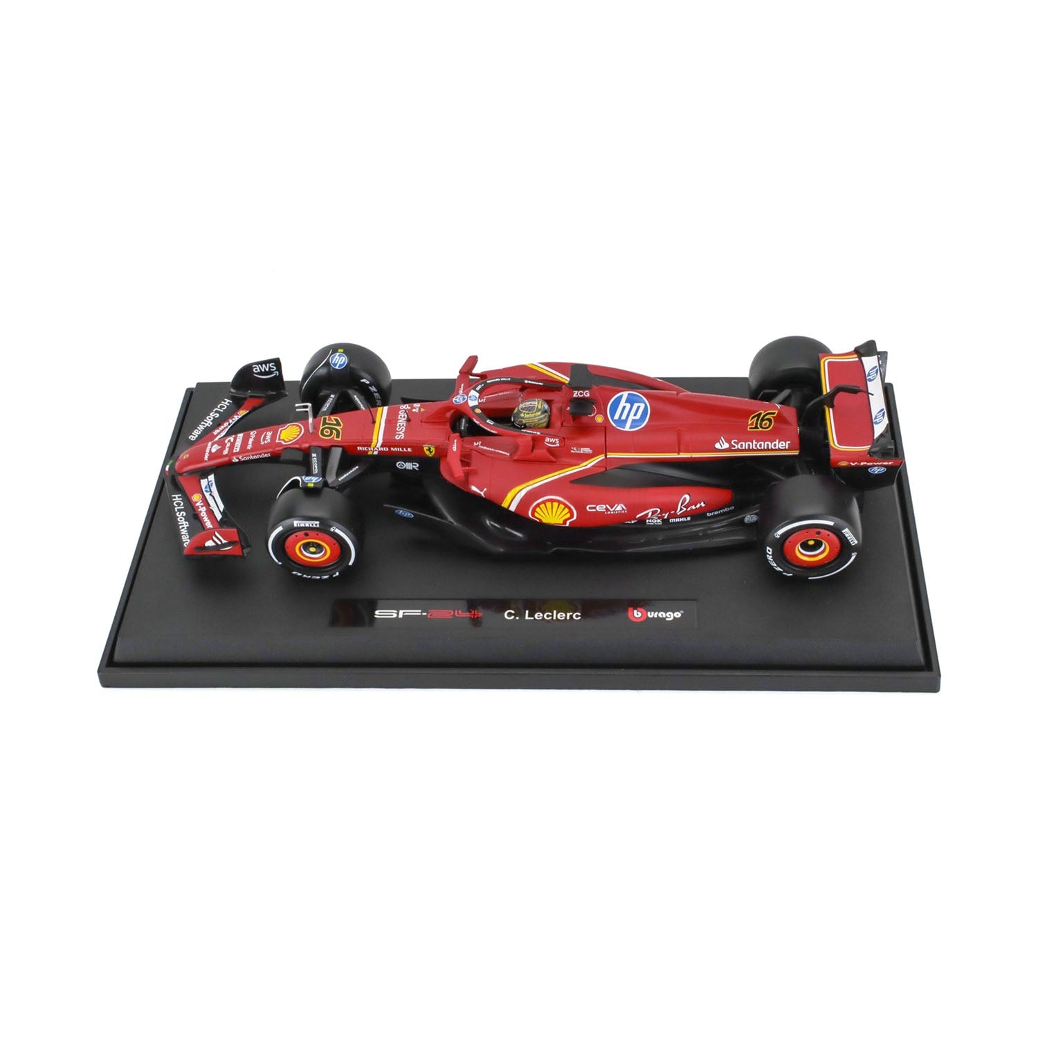 #16 Leclerc SF24 Monza GP Winner 2024 1:18 Car Model - Scuderia Ferrari - Fueler™ - 18-16815-L-MONZA - fueler.store - Car Model