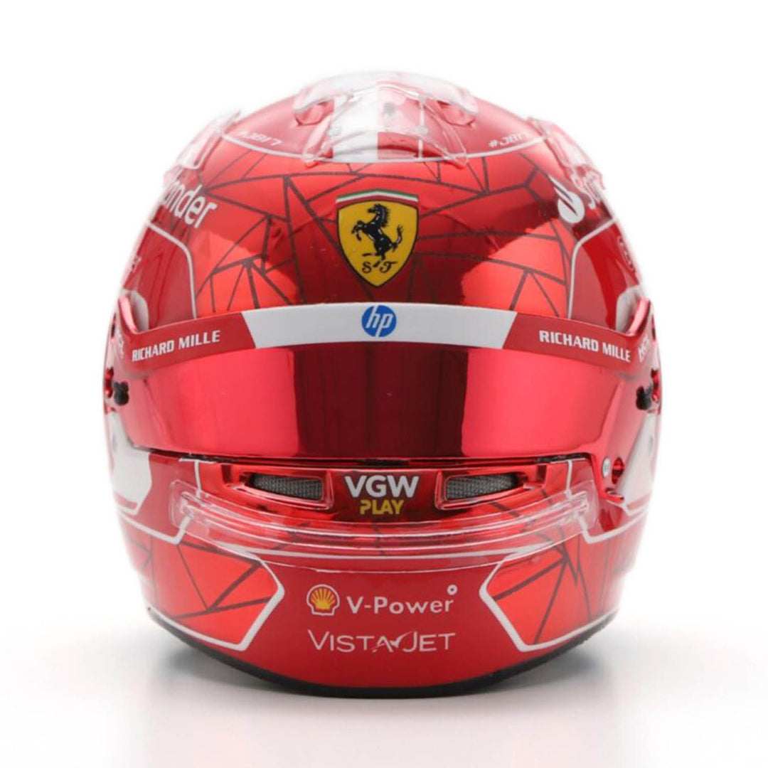Scuderia Ferrari - #16 Leclerc Singapore GP 2024 1:5 Mini Helmet - Mini Helmet - Fueler™ 