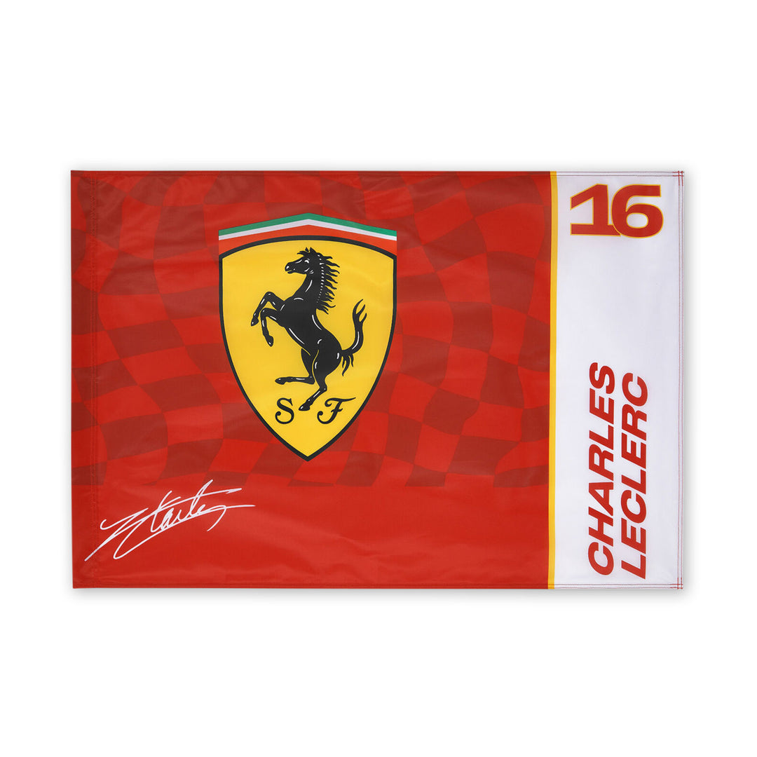 2024 Charles Leclerc Driver Flag - Scuderia Ferrari - Fueler™ 